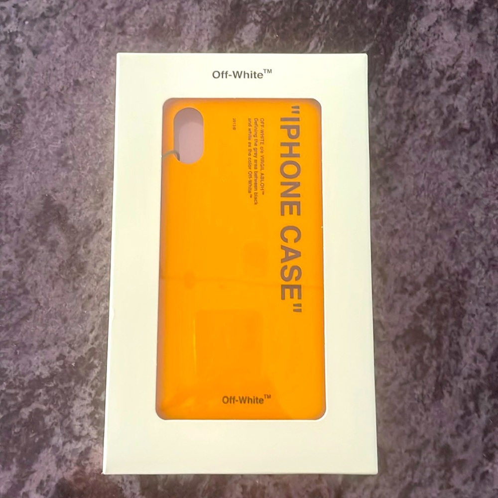 Off-White iPhone X iPhone Cover c/o Virgil Abloh